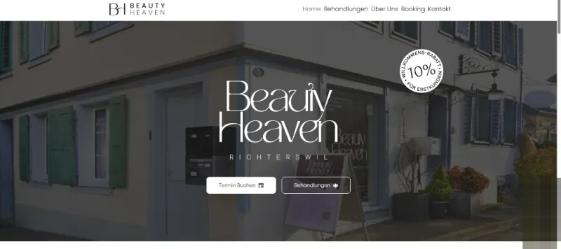 Website-Vorschau Beauty Heaven